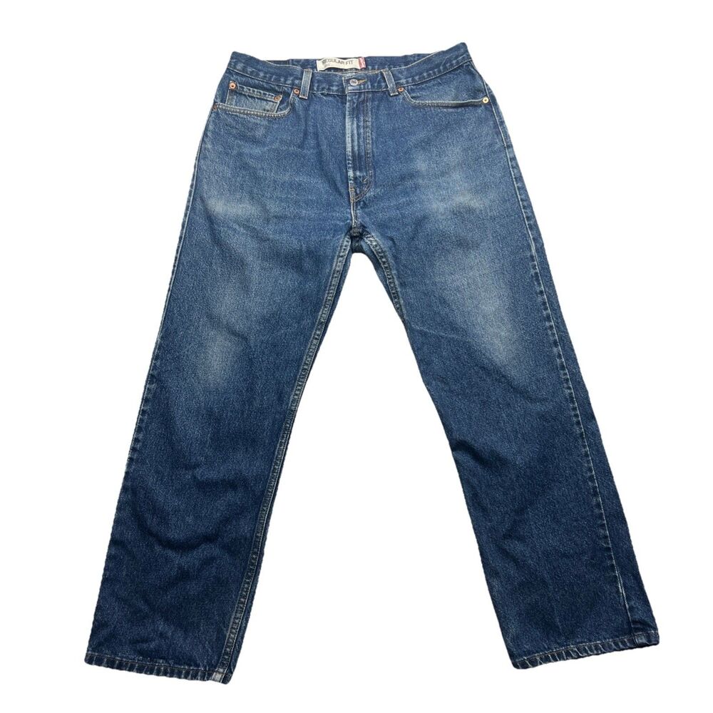 Levis 505 Y2k Jeans Mens 38x30 Fits 34x29 Regular Fit Straight Leg